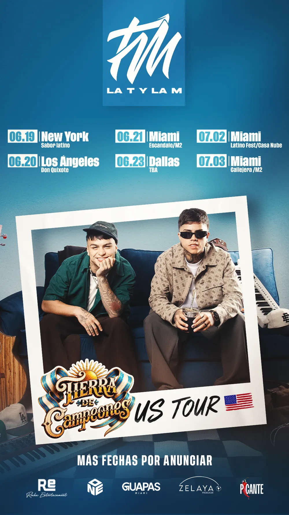 La T y la M en vivo