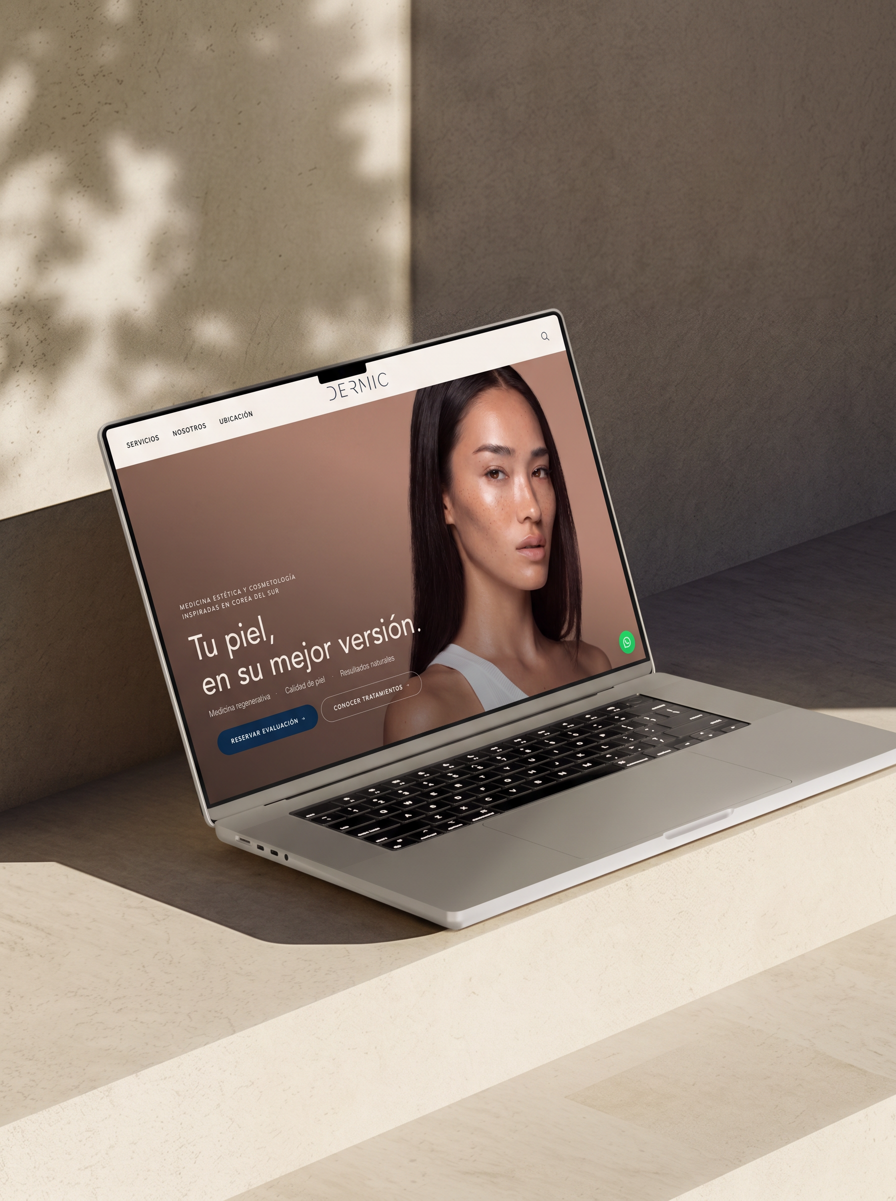 Sitio web de Dermic — diseño y desarrollo por Innova Solutions
